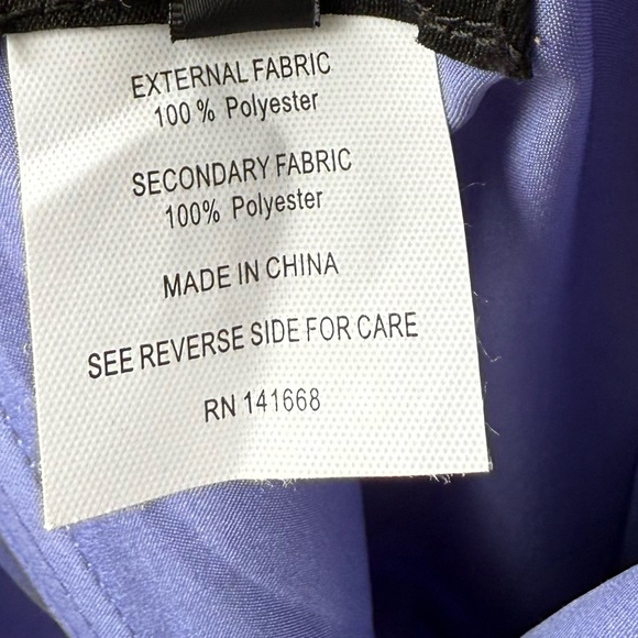 Rene Ruiz Purple Bow Strapless Mini Dress size 4 cocktail prom gown - Picture 7 of 12